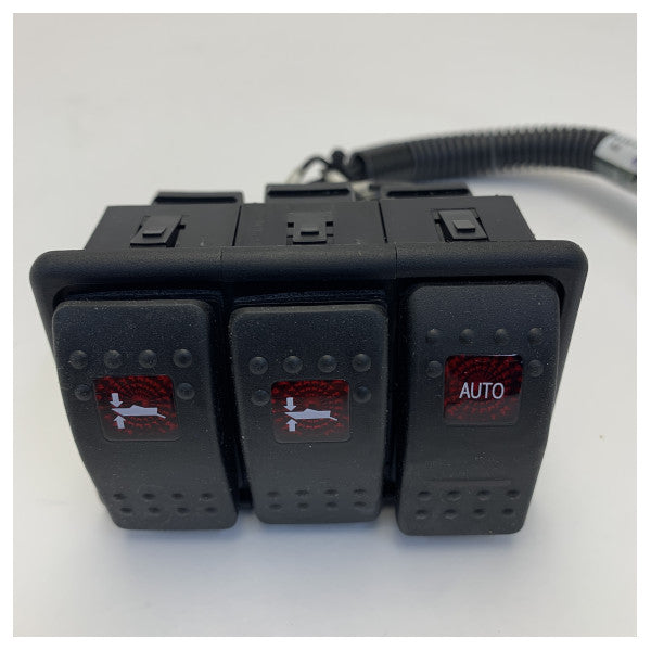 Πίνακας Ελέγχου Trim Tab Quicksilver 77-8M0068878 με Διακόπτες