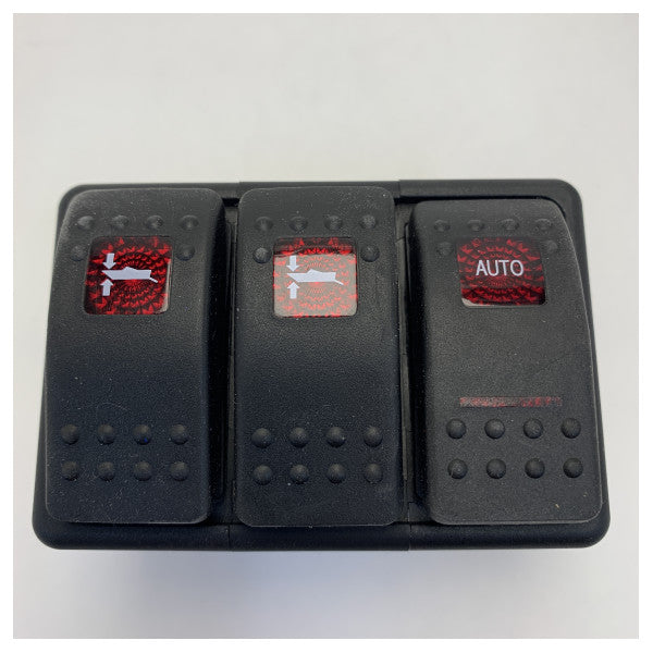 Πίνακας Ελέγχου Trim Tab Quicksilver 77-8M0068878 με Διακόπτες