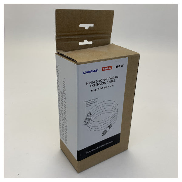 كابل تمديد ميكرو NMEA 2000 Simrad N2KEXT-6RD-6FT بطول 1.8 متر