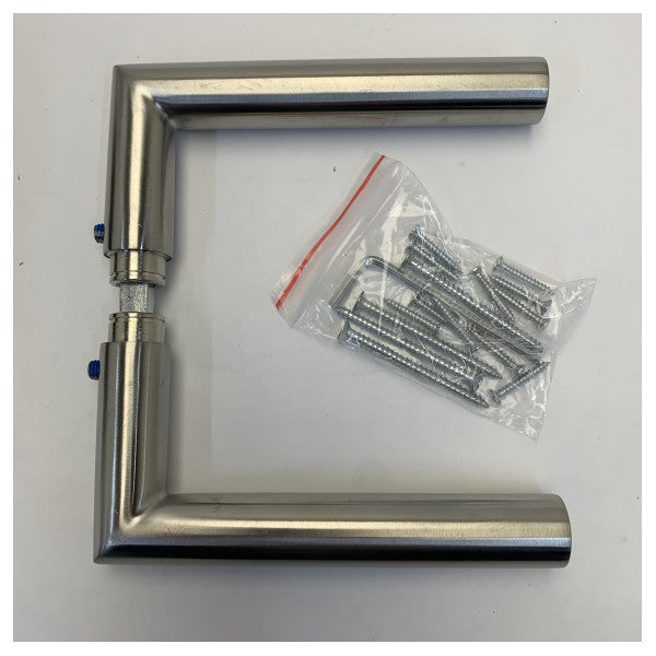 Fimet 102 Sæt med dørhåndtag i rustfrit stål til marinebrug - BB-lås - Yacht-hardware i inox