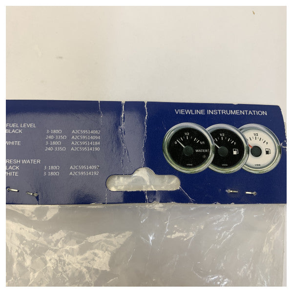 Capteur de niveau de réservoir VDO D54 mm en acier inoxydable 180 mm - 0 - 180 Ohm - ES-224-011-03