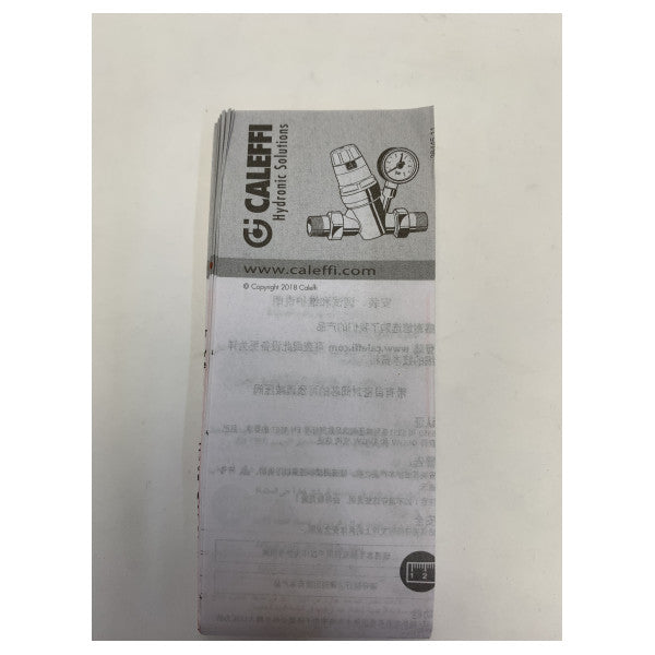 Caleffi 535040 Pressure Reducing Valve 1/2inch Adjustable
