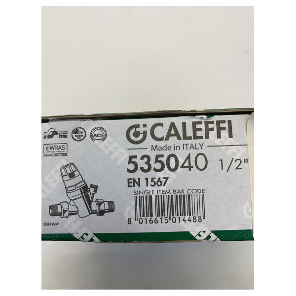 Caleffi 535040 Pressure Reducing Valve 1/2inch Adjustable