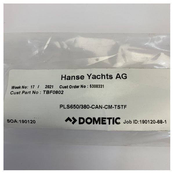 Dometic セーリングボート用プリーツカーテン PLS650/380-CAN-CM-TSTF