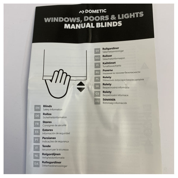 Dometic Zasłona plisowana PLS762/305-CAN-B-FR-TSTF 762 x 305 mm