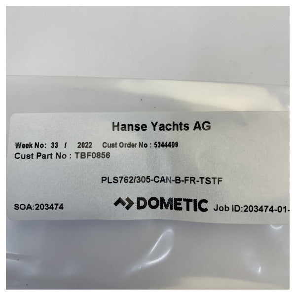 Dometic Zasłona plisowana PLS762/305-CAN-B-FR-TSTF 762 x 305 mm