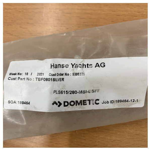 Dometic PLS615/280-MSI-BSFF Abat-jour plissé Suncover - 615 x 280 mm