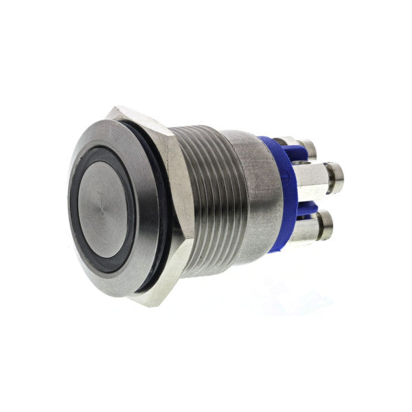 Булгин MPI/TE/BL/12 Неръждаема стомана осветен бутон за натискане 24V