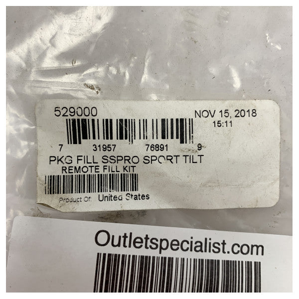 Κιτ πλήρωσης καυσίμου Teleflex 529000 Marine ���� Ανθεκτικό ανοξείδωτο ατσάλι για απομακρυσμένη πλήρωση για σκάφη