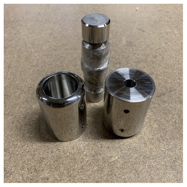 Support de rail de montage de moteur en acier inoxydable - Couplage Inox durable et résistant à la rouille pour bateaux