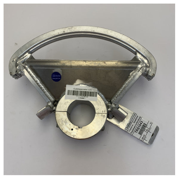 Jefa 80150 Tillerarm Kvadrant för Roderstyrning Aluminium - TRS0428