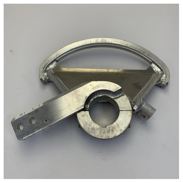 Jefa 80150 Tillerarm Kvadrant för Roderstyrning Aluminium - TRS0428