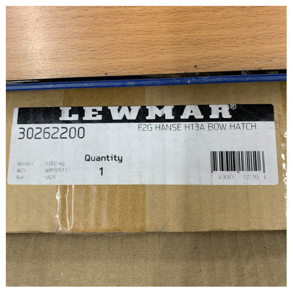 Lewmar trapezno okno palube - pristupna rupa bijela - 30262200