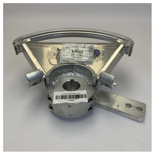 Jefa 80 Degree Steering Rudder Quadrant R=250 Aluminium met Autopilot Arm