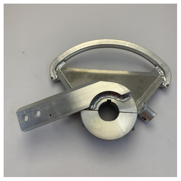 Jefa 80 Degree Steering Rudder Quadrant R=250 Aluminium met Autopilot Arm