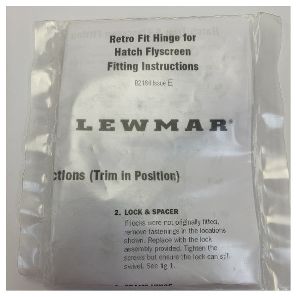 Cadre intérieur Lewmar Pothole blanc pour taille 41 - 368541252