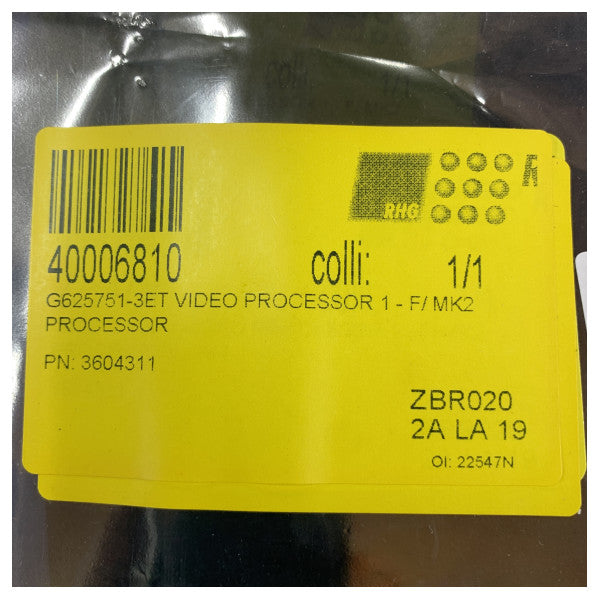 Processeur vidéo Raytheon Anschutz 1 G625751-3