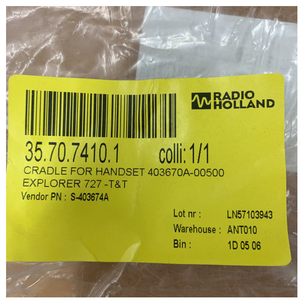 Sailor S-403674A cradle til Explorer 727 satellittelefon