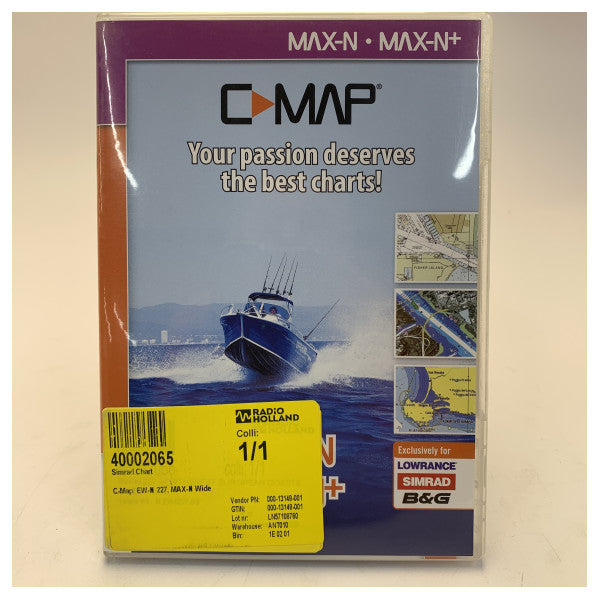 C-MAP M-EW-N227-MS North-West European Marine Navigation SD-Chart