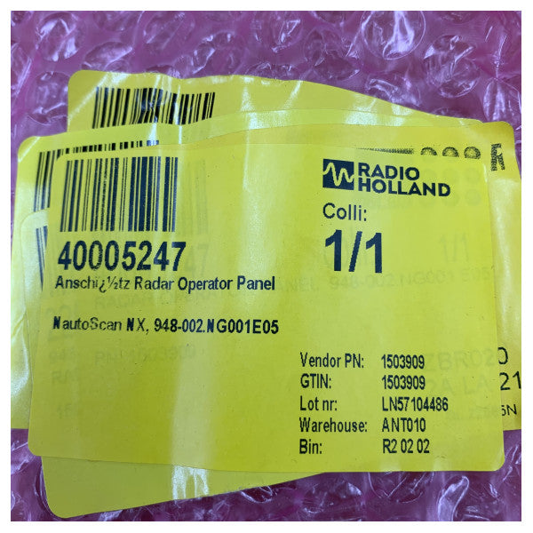 Raytheon Anschütz Radar Operating Unit 984-002-NG001E05