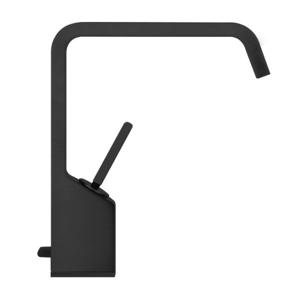 Gessi Rettangolo XL Ανταλλακτικά βρύσης λεκάνης με μίξερ μαύρο 26101/299 - Ανθεκτική ανοξείδωτη βρύση λυμάτων για σκάφη