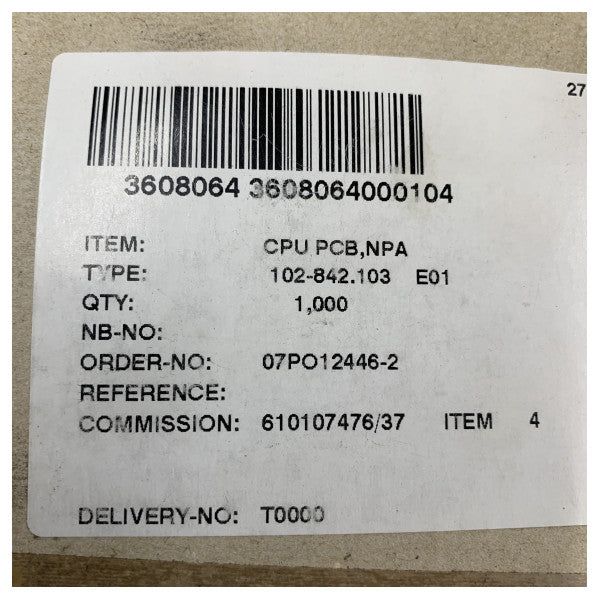 Raytheon PCB NPA 102-842.103 E01 Carte de circuit imprimé pour électronique marine 3608064