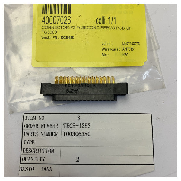 Danelec 10030638 P3 Connecteur - PCB Servo pour TG5000
