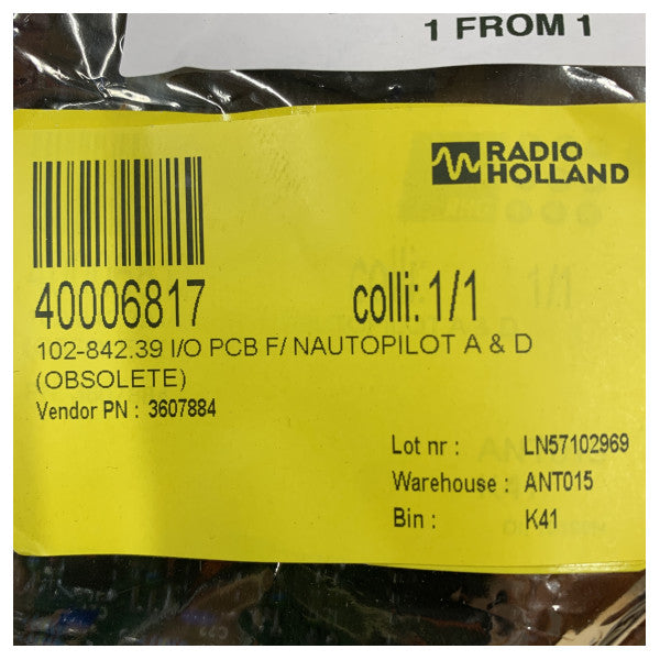 ナウティパイロット用のレイセオンアンシュッツI/O PCB - 102-842.39