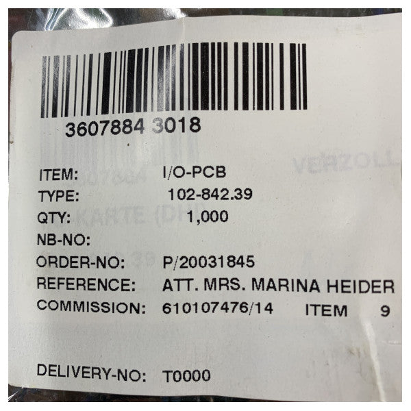 ナウティパイロット用のレイセオンアンシュッツI/O PCB - 102-842.39