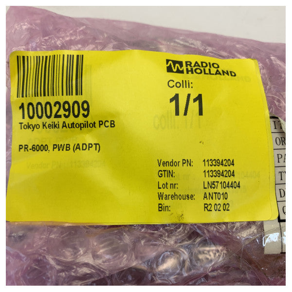 طوكيو كايكي PR-6000 لوحة دائرة التحكم الآلي PCB PWB ADPT 3609137