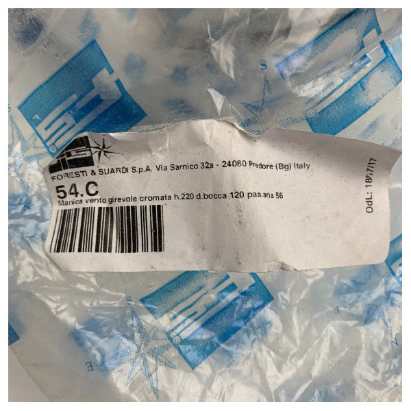 Foresti Suardi 54.C pirinç tekne kaporta havalandırması