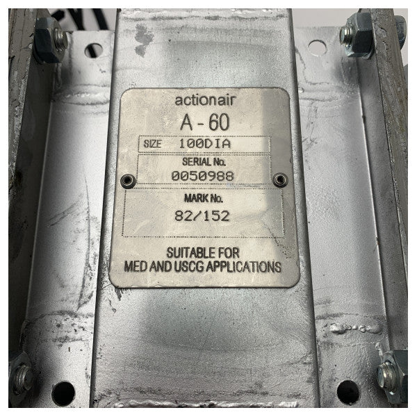 ActionAir Marin Brandspjäll A-60 100 DIA - SAM24-1-L2