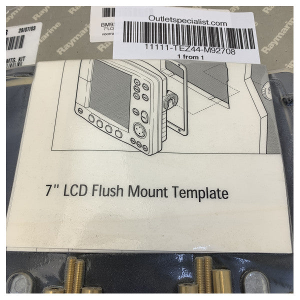 Raymarine M92708 Pathfinder Display Flush Mounting Kit - SL70 RL70 RL80 RL70C RL80C