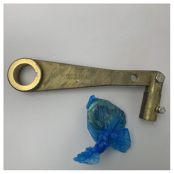 Teignbridge | Riva SP430 50 mm pirinç kıç montaj dümen portu ve direksiyon kolu