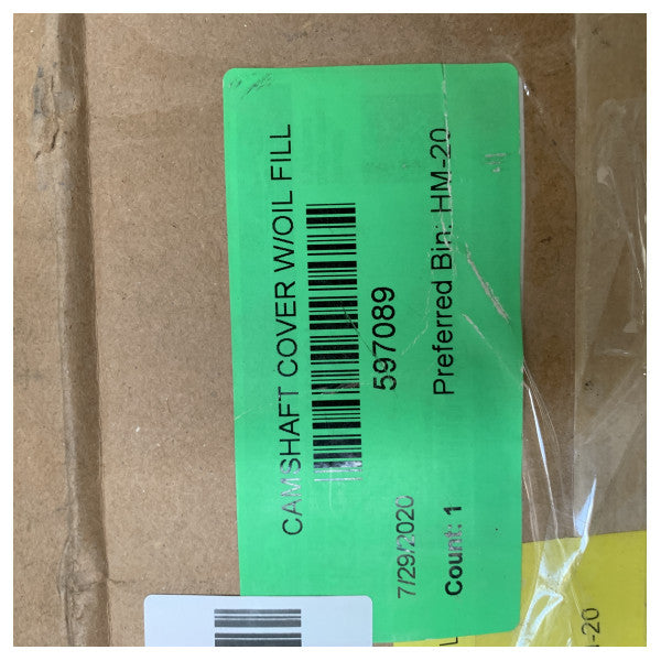 Indmar 597089 camshaft cover with oil fill Ford 6.2L