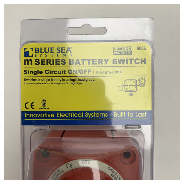 ブルーシー Mシリーズ バッテリーメインスイッチ 1回路 ON/OFF