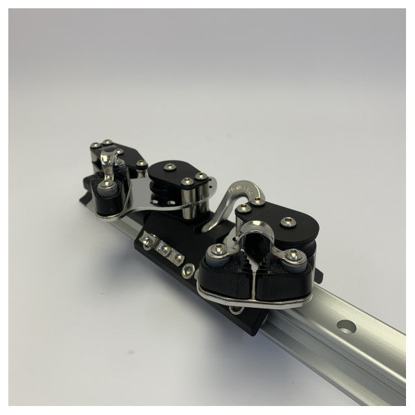 Set de voyage en aluminium marin Pfeiffer L1950 mm comprenant des blocs - 8005401