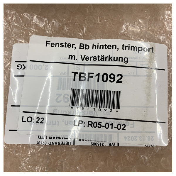 Porta de Luz Flush Lewmar Atras com Reforço e Porthole Abrível - 30181200