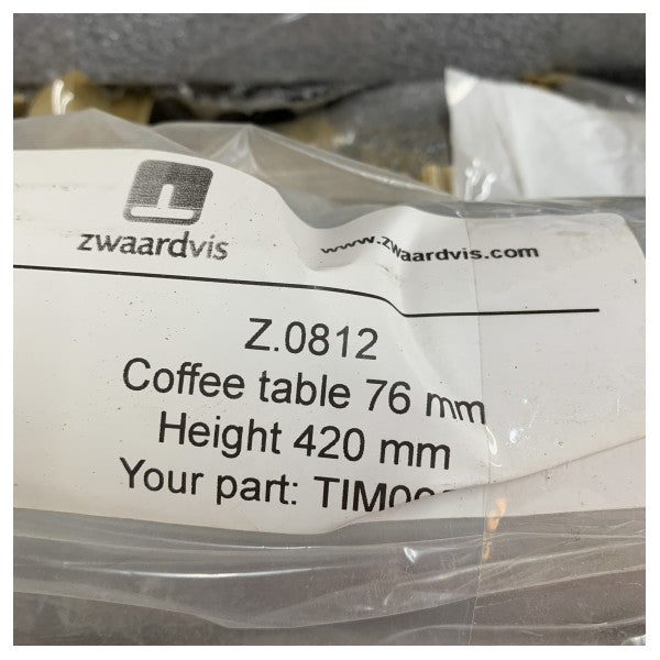 Support de table amovible en aluminium pour espadon - Z.0812