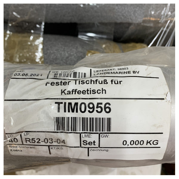 Support de table amovible en aluminium pour espadon - Z.0812