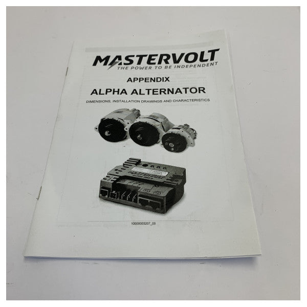 Mastervolt Alpha 12V / 130A III Висок капацитет алтернатор с Alpha Pro регулатор