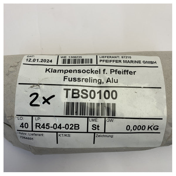 Pfeiffer Alumiinipylvään Kiinnityssarja - 7264601