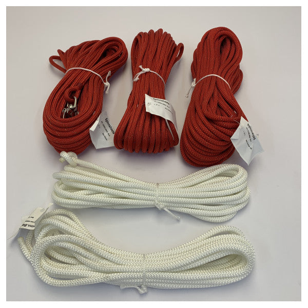 Liros Dehler 29 Spinnaker Rope Kit - 2x 21M RED + 1x 28M RED + 2x 7M White