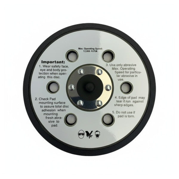 Мірка Velcro 6 отворів 150 мм шліфувальна підкладка 5/16 1975144