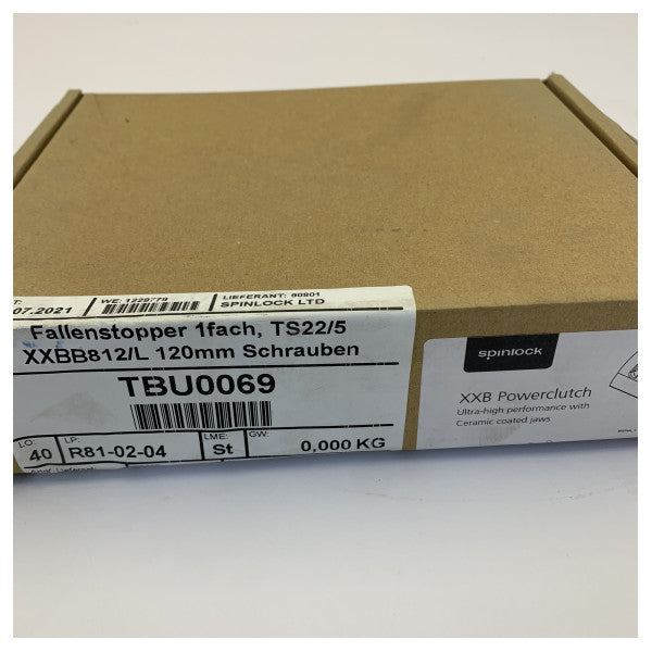 Spinlock XXB Høj Kapacitet PowerClutch Sort 8 til 12 mm - XXB0812/L