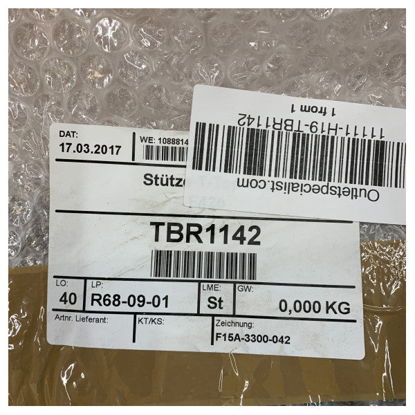 Support en acier inoxydable Fjord 42 Open T-Top côté tribord - TBR1142