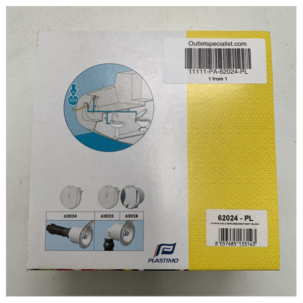 Plastimo ferskvandsindtag hvid - 62024-PL