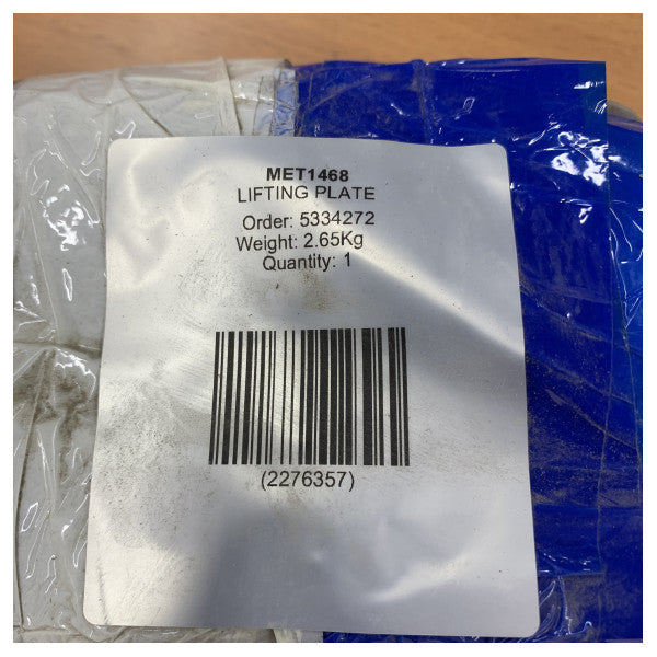 Hanse Yachts Dehler 30 OD Hoist Plate - MET1468