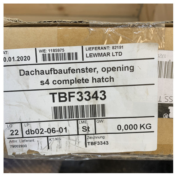 Lewmar Hanse 675 Flush 3G Opening Porthole - 79002800