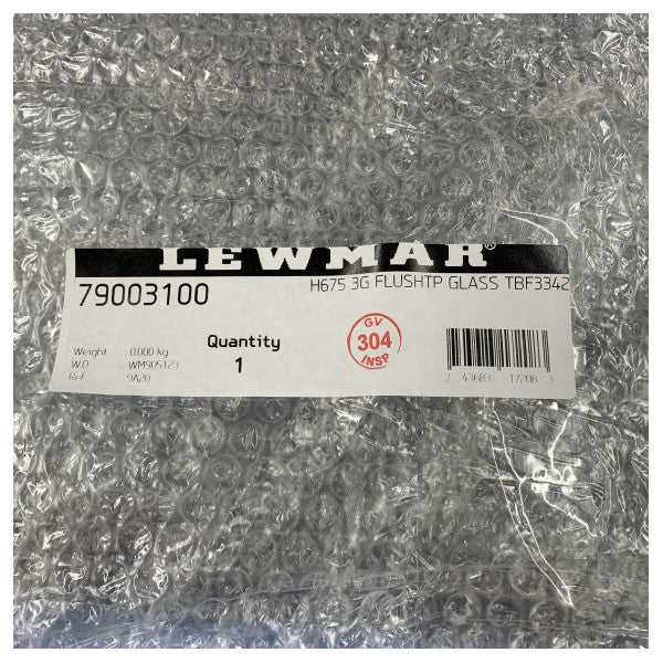 Lewmar Hanse 675 Flush 3G Öffnungsfenster Schwarz - 79003100 - TBF3342